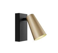 Faretto 'Angelina' dimmerabile (Scandinavo) colore Oro, in Metallo ad es. Cucina (1 luce, GU10) di Lucande | Lampada da incasso, plafoniera, applique