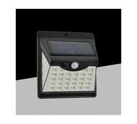 FARETTO APPLIQUE LED A PARETE CON PANNELLO SOLARE LUCE CALDA 3000K IP65 SO-A3-C