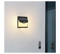 FARETTO APPLIQUE LED A PARETE CON PANNELLO SOLARE LUCE FREDDA 6500K IP65 SO-A3
