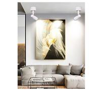 FARETTO APPLIQUE LED ORIENTABILE 3W A SOFFITTO PARETE VARI TONI LUCE BIANCO F07B