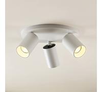 Faretto Arcchio Brinja, bianco, rotondo, Ø 6 cm, a 3 luci, GU10 Arcchio