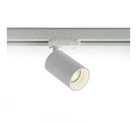 FARETTO ATTACCO GU10 per Binario Trifase elettrico pista guida track 220V proiettore orientabile faro Bianco sistema di illuminazione modulabile per vetrina showroom negozio casa