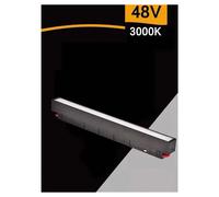 FARETTO BARRA LED 14W MAGNETICO COPERTURA OPACA BINARIO 48V LUCE 4000K 3000K SMD