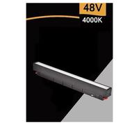 FARETTO BARRA LED 14W MAGNETICO COPERTURA OPACA BINARIO 48V LUCE 4000K 3000K SMD
