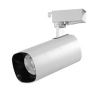 Faretto binario 30 W 2700 K Alfil bianco, 2700 lm, con 36 ° di apertura e orientabile a 330°. Dimensioni: 19 x 7,5 cm. Ideale per illuminare gli spazi con stile ed efficienza.