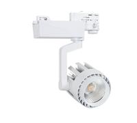 LEDKIA LIGHTING Faretto Binario LED Trifase 30W Dora 3000K - 4000K - 5000K Nero