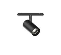 Faretto Binario Singolo Ego Alluminio Nero 1 Luce 26W 3000K Luce Calda 1-10V