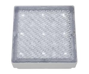Faretto Calpestabile Contemporaneo Policarbonato Bianco Led 0,9W 7000K