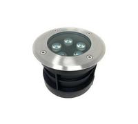 Faretto calpestabile da terra segnapassi 5 w led luce bianca acciaio ip67 [EEK: A+++]