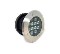 Faretto calpestabile da terra segnapassi carrabile 12 w led luce calda ip67 [EEK: A+++]