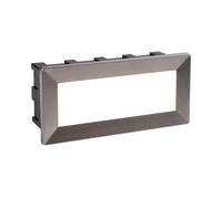 Faretto Calpestabile Esterno Ankle Acciaio Argento Plastiche Led 3,3W 4000K