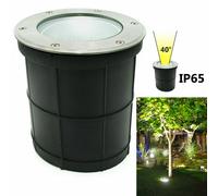 Faretto calpestabile LED E27 12W incasso luce SPOT 40° giardino IP65 foro 165mm