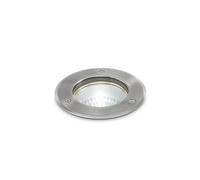 Faretto-Calpestabile Moderno Park Metallo Cromo 1 Luce E27 [EEK: A++]