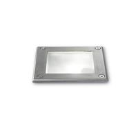 Faretto-Calpestabile Moderno Park Metallo Cromo 1 Luce G9 3W 3000K Luce Calda