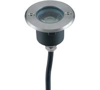 Faretto calpestabile Walk a LED acciaio rotondo 8 cm x 8 cm x 10 cm