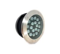 Faretto carrabile calpestabile segnapassi da terra 18 w led luce calda ip67