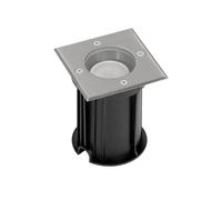 Faretto Carrabile Quadrato GU10 IP67 con Doppio Pressacavo