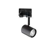 Faretto Cilindrico Spot Metallo Nero 1 Luce Gu10