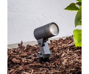 Faretto con picchetto a terra Arcchio Hemmani, altezza 35 cm, antracite, Arcchio