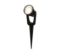 Faretto Con Picchetto Esterno Moderno Lillis Plastica Nero Led 3W 3000K Ip65 [EEK: A++]