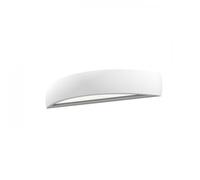 Faretto CRESCENT L da parete in gesso Verniciabile 230V E14 2x28W