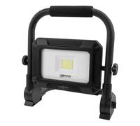ANSMANN Luce da lavoro a LED, 2000 lm, ricaricabile, resistente agli spruzzi, robusto faro da costruzione per cantiere, garage/2 livelli di luminosità