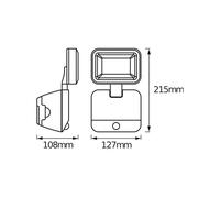 Faretto da esterno a LED OSRAM DOUBLE, 1 lampadina, bianco, batteria Osram
