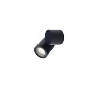 Faretto Da Esterno IP54 Piccolo B: 77 Mm Nero GU10 Vetro Alluminio