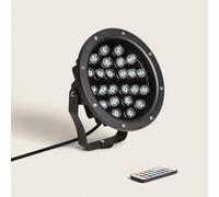 Faretto da esterno LED RGB 24W IP67 con picchetto COLMAR