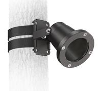 Faretto da giardino a LED DUK con fissaggio a cinghia per spina esterna nero