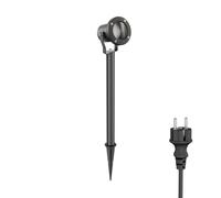 Faretto da giardino a LED MIBU nero con picchetto a terra per esterni incl. [EEK: F]