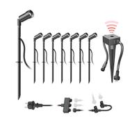 Faretto da giardino a LED Spico nero con picchetto a terra e sensore [EEK: G]