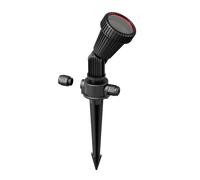 Faretto da giardino con picchetto a terra PIRK per esterni IP44 nero 1x GU10