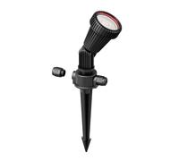 Faretto da giardino con picchetto a terra PIRK per esterni nero incl. LED GU10