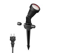 Faretto da giardino con picchetto di terra PIRK con spina Schuko per esterni [EEK: C]