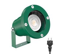 Faretto da giardino DUK verde per esterni IP65 incl. lampada GU10 (bianco 8,2W