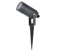 PORTAFARETTO DA GIARDINO CON PORTALAMPADA PER LAMPADINE GU10 PICCHETTO IP65