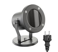 ledscom.de Faretto da giardino MIBU per esterni, IP55, spina, antracite, 1x GU10 max. 15W