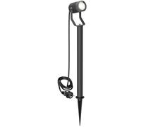 Faretto da giardino SHINGA con picchetto a terra e base da 40 cm per esterni con