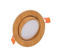 Faretto da incasso a LED con venature del legno creativo da incasso, faretto da incasso a LED ad alta luminosità in alluminio per illuminazione domestica di hotel e ristoranti, AC85-265V, luce da soff