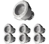 Faretto da Incasso A LED Impermeabile 7w Lampada A LED da Incasso Spot Light Illuminazione Interna Domestica per Doccia WC Faretto Impermeabile, 2pcs, 4000K