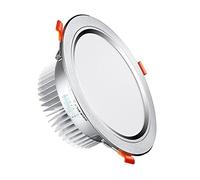 Faretto Da Incasso A Led In Alluminio A Pressione Larga 3W/5W/7W/9W/12W/18W/24W 86-265V, Luce Da Soffitto Per La Casa, Illuminazione Interna, Faretto Decorativo, Pannello-White light 4 inches-7W