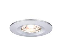 Faretto da incasso a LED Paulmann Nova Mini 4W 2700K cromato | Faretto da incasso per Montaggio a soffitto, IP44, luce Bianco caldo 2700 K, 310 lm, Alluminio