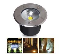 Faretto da incasso a LED rosso da 30 W, IP66, impermeabile, illuminazione paesaggistica, per giardini, terrazze, ville, sentieri, durevole impianto a terra AC85-265V