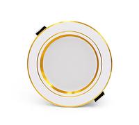 Faretto da incasso a LED rotondo ultra luminoso Corpo in oro 5W 9W 12W 15W 18W Plafoniera a LED Faretto da incasso a LED per faretto LED da interno-Warm_white_18W