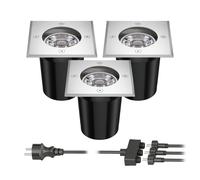 Faretto da incasso a pavimento REJA per esterni in acciaio inox angolare IP67 [EEK: F]