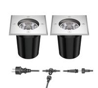 Faretto da incasso a pavimento REJA per esterni in acciaio inox angolare IP67 [EEK: F]