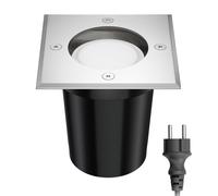 Faretto da incasso a pavimento REJA per esterni in acciaio inox angolare IP67 [EEK: G]