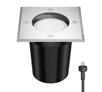 Faretto da incasso a pavimento REJA per esterni in acciaio inox angolare IP67 [EEK: G]