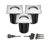 Faretto da incasso a pavimento REJA per esterni in acciaio inox angolare IP67 [EEK: G]